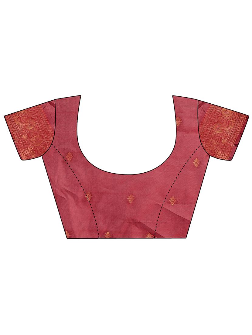 women self design banarasi saree with blouse - 21969845 - Standard Image - 5