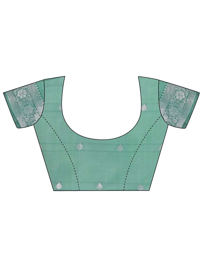 women self design banarasi saree with blouse - 21969850 -  Standard Image - 5