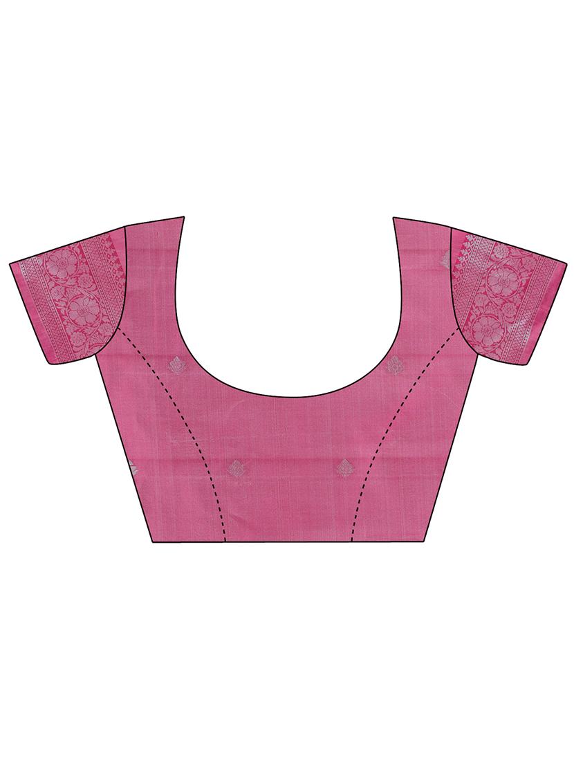 women self design banarasi saree with blouse - 21969853 - Standard Image - 5