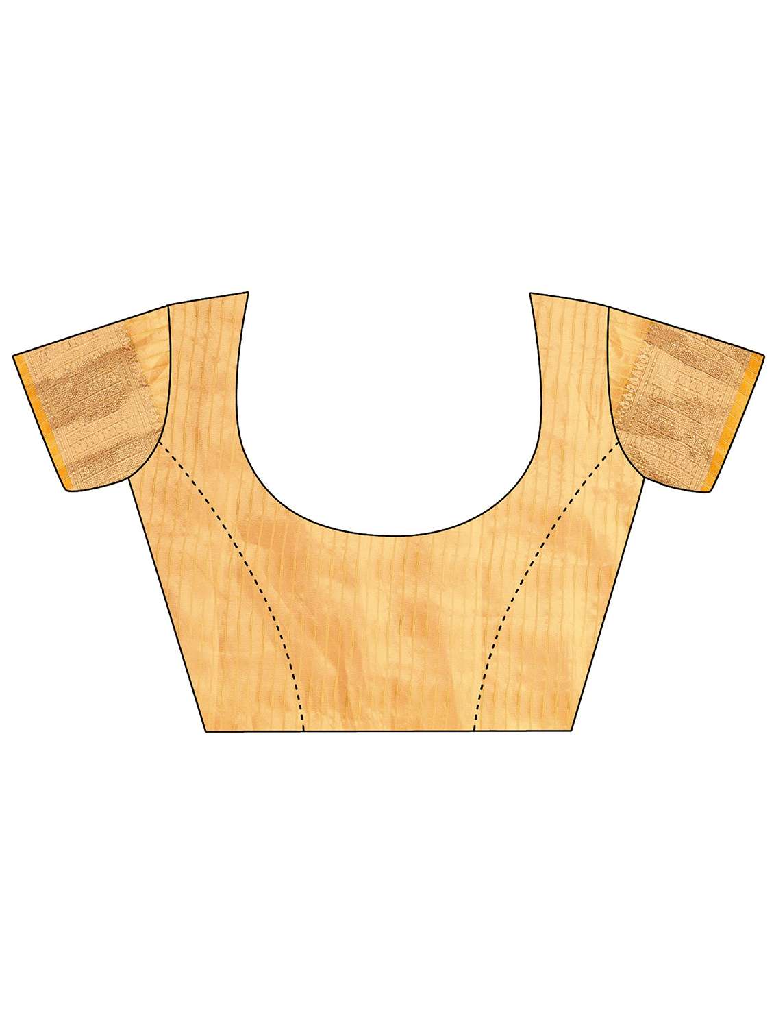 women solid with bordered saree with blouse - 21969862 -  Standard Image - 5