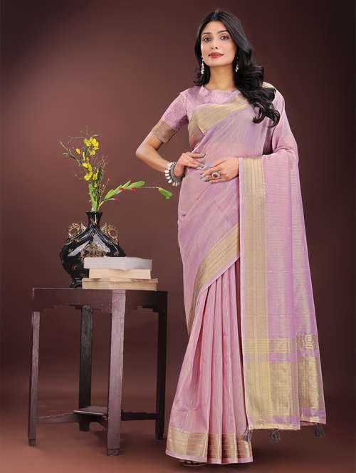 women self design bordered saree with blouse - 21969878 -  Standard Image - 0