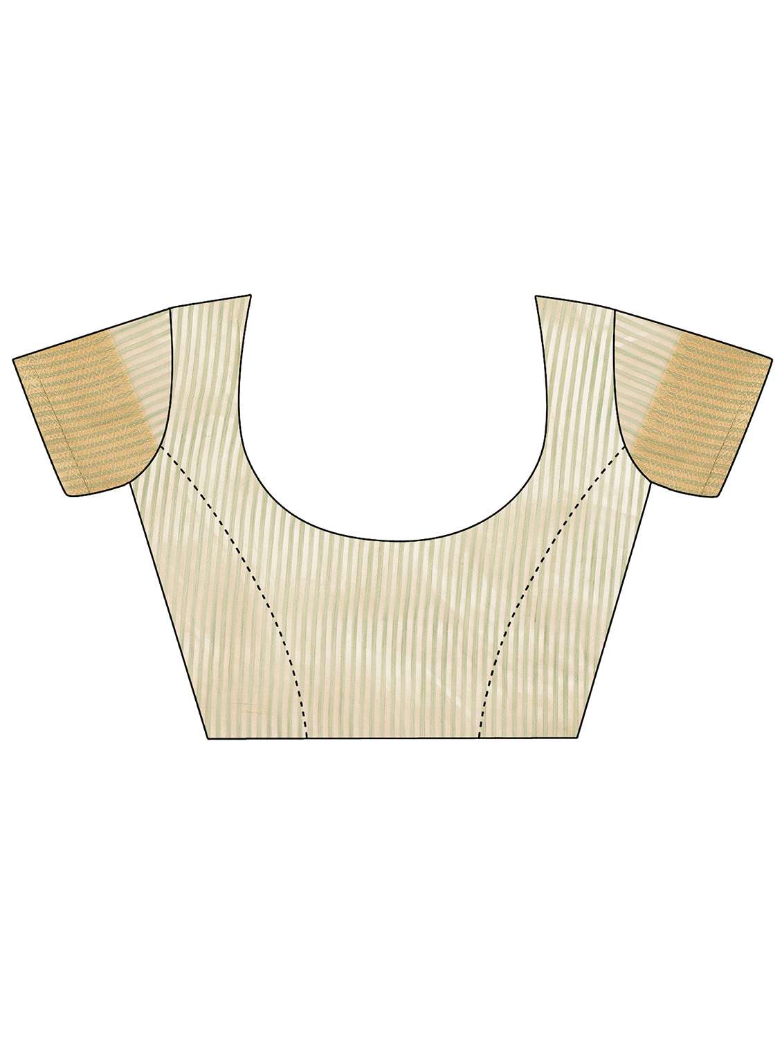 women solid with bordered saree with blouse - 21969900 - Standard Image - 5