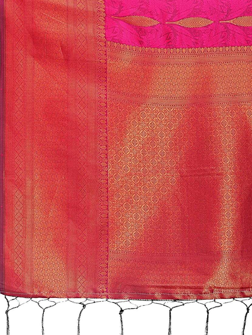 women self design banarasi saree with blouse - 21969913 -  Standard Image - 3