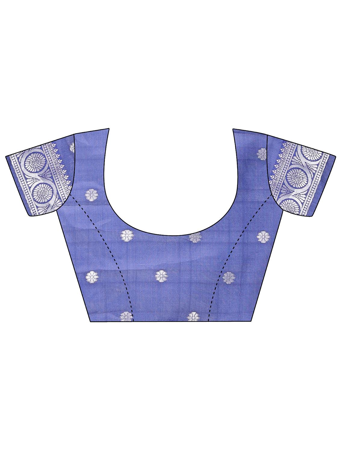 women self design bordered saree with blouse - 21969918 - Standard Image - 5