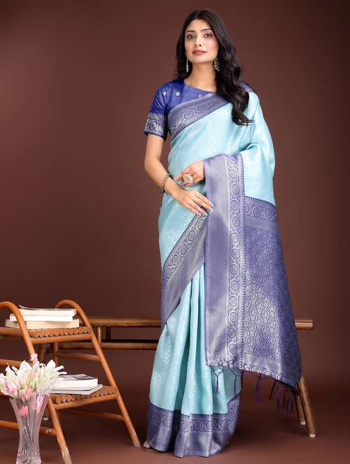 women self design bordered saree with blouse - 21969919 -  Standard Image - 0