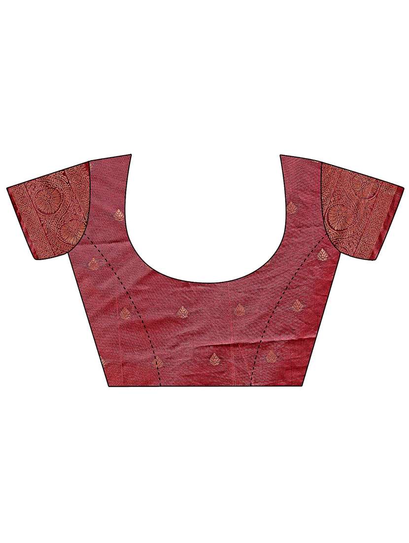 women self design banarasi saree with blouse - 21969937 -  Standard Image - 5