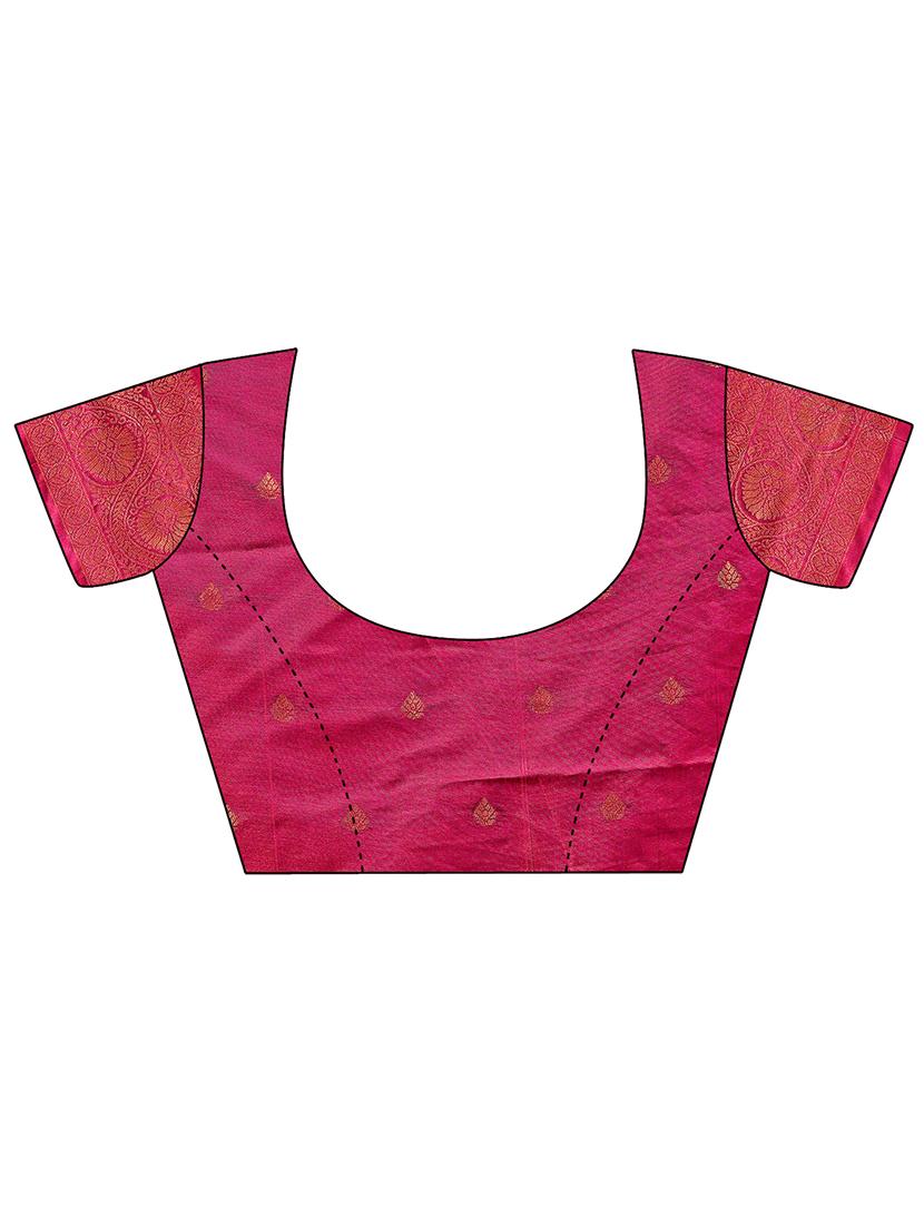 women self design banarasi saree with blouse - 21969938 - Standard Image - 5
