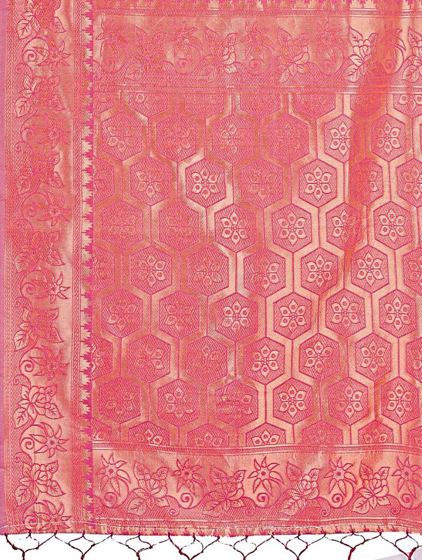 women self design bordered saree with blouse - 21969940 -  Standard Image - 3