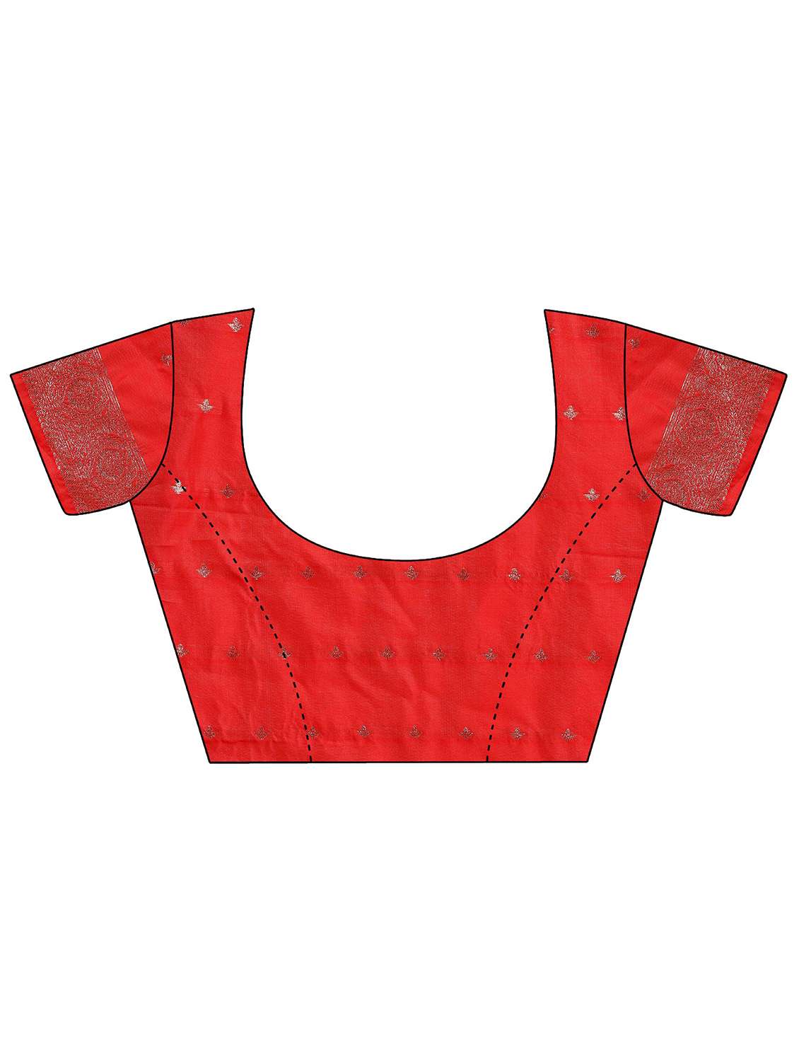 women self design bordered saree with blouse - 21969945 - Standard Image - 5