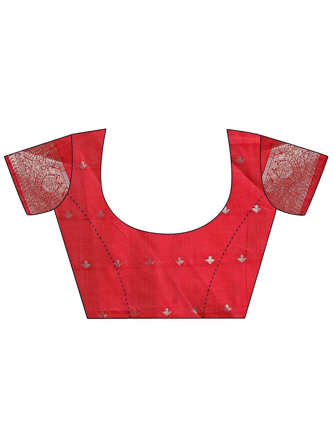 women self design bordered saree with blouse - 21969948 - Standard Image - 5