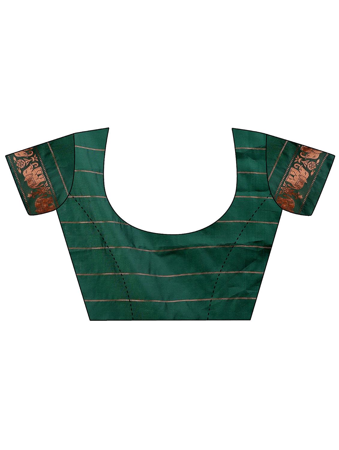 women self design paithani saree with blouse - 21969987 - Standard Image - 5