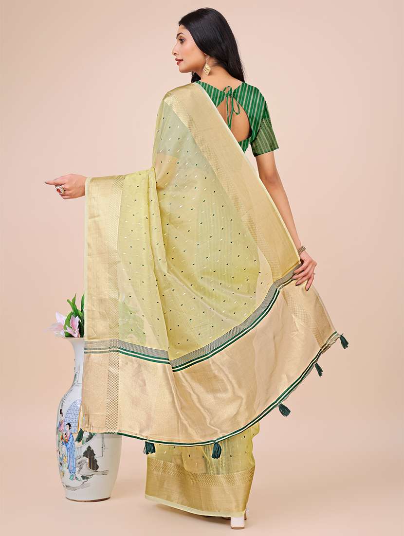 women self design bordered saree with blouse - 21970012 -  Standard Image - 3