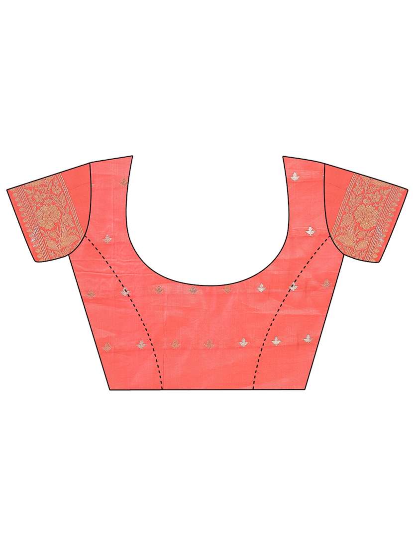 women self design bordered saree with blouse - 21970020 -  Standard Image - 5