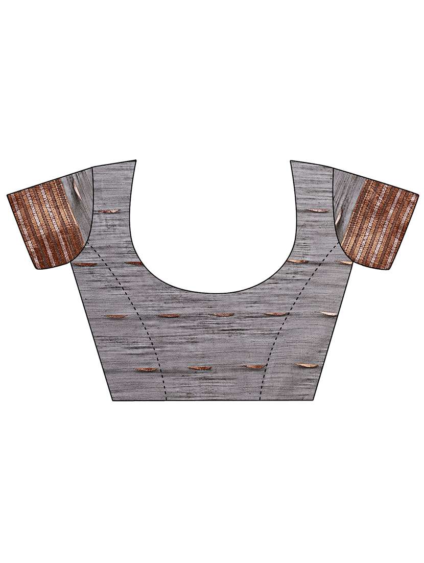 women self design bordered saree with blouse - 21970129 -  Standard Image - 5