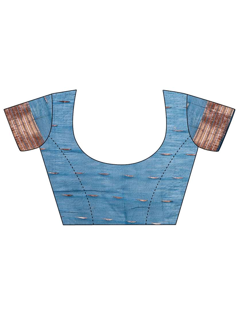 women self design bordered saree with blouse - 21970130 -  Standard Image - 5