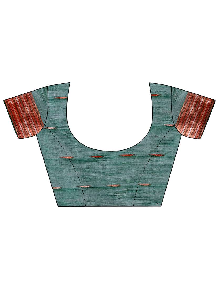 women self design bordered saree with blouse - 21970133 -  Standard Image - 5