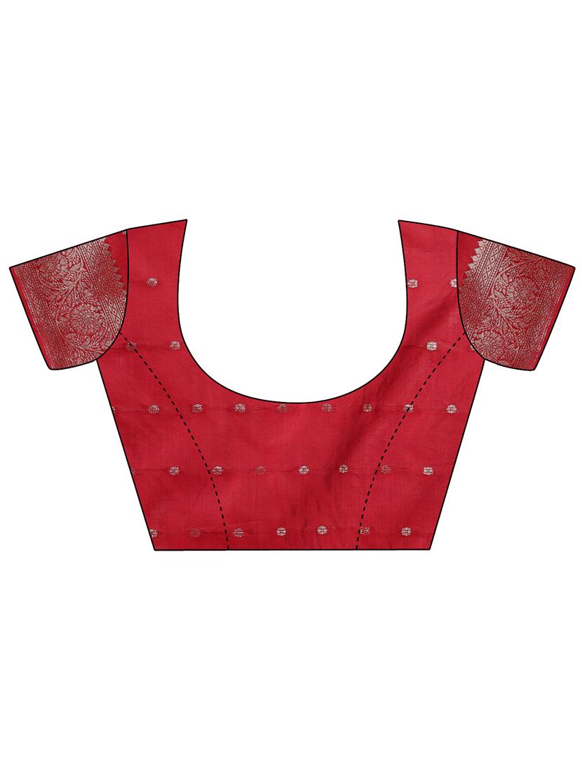 women self design banarasi saree with blouse - 21970135 - Standard Image - 5