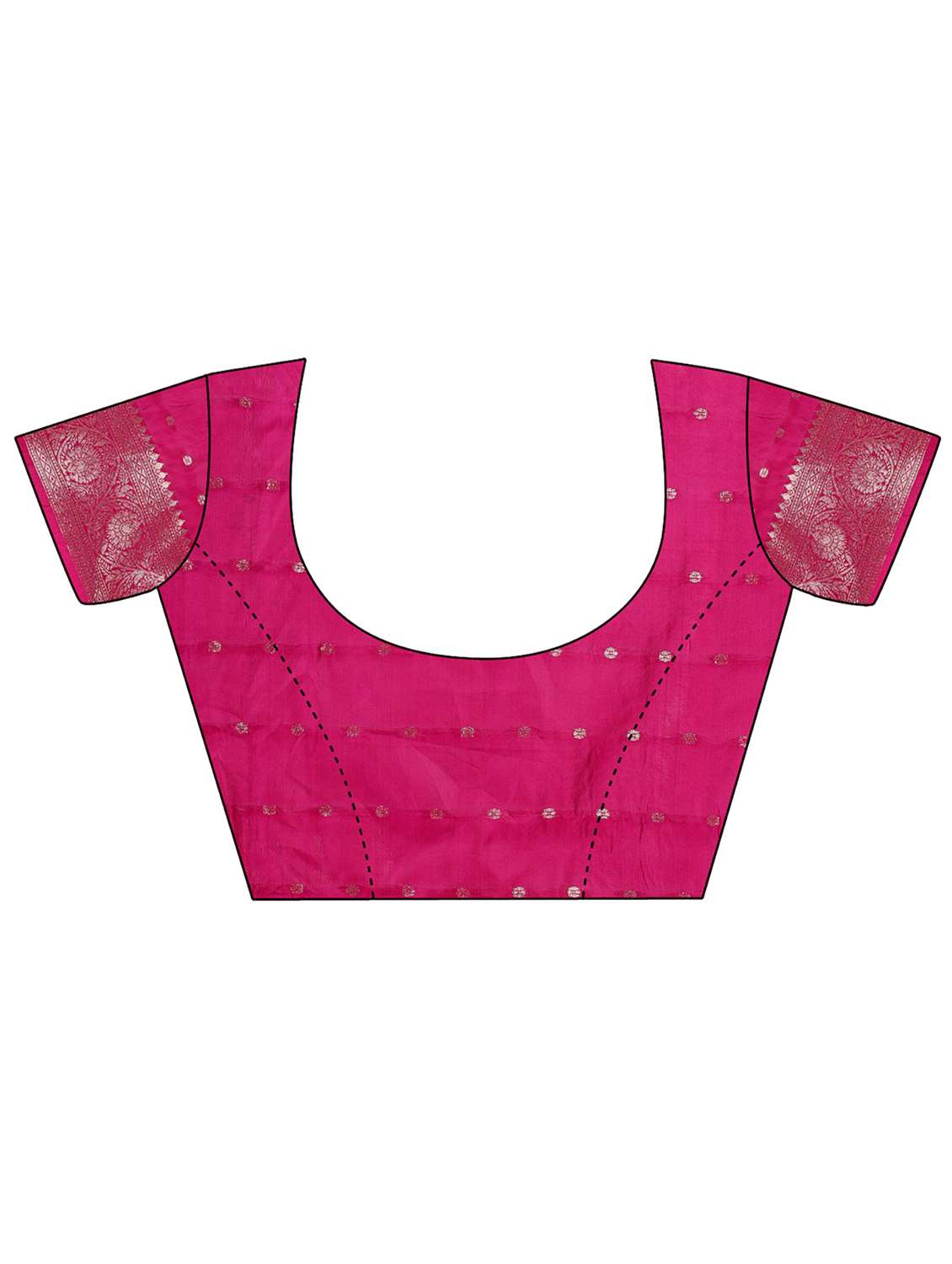 women self design banarasi saree with blouse - 21970137 - Standard Image - 5