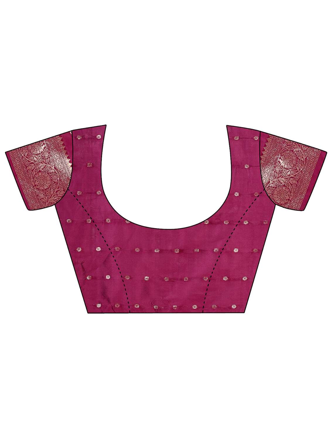 women self design banarasi saree with blouse - 21970138 - Standard Image - 5