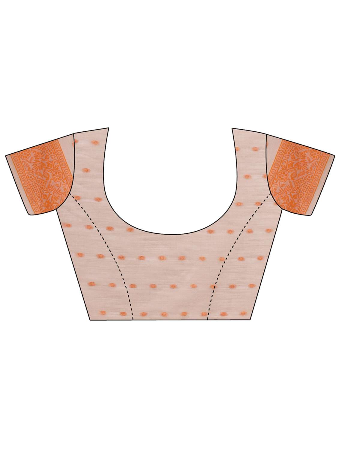 women self design bordered saree with blouse - 21970150 -  Standard Image - 5