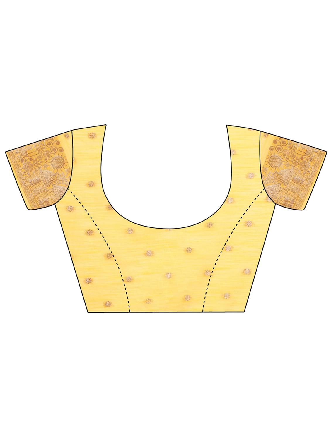 women self design bordered saree with blouse - 21970152 - Standard Image - 5