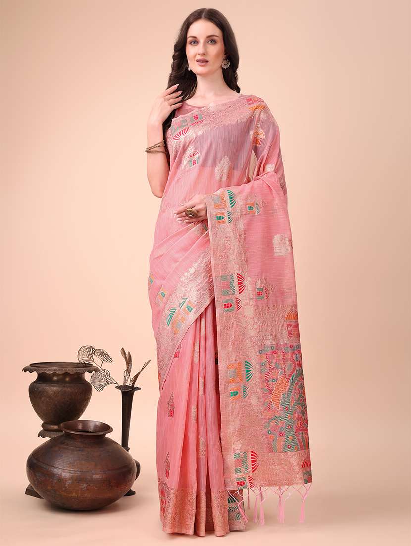 women self design bordered saree with blouse - 21970153 -  Zoom Image - 0