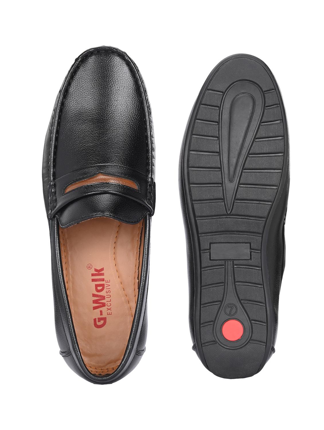 men black slip on loafer - 21970180 - Standard Image - 3