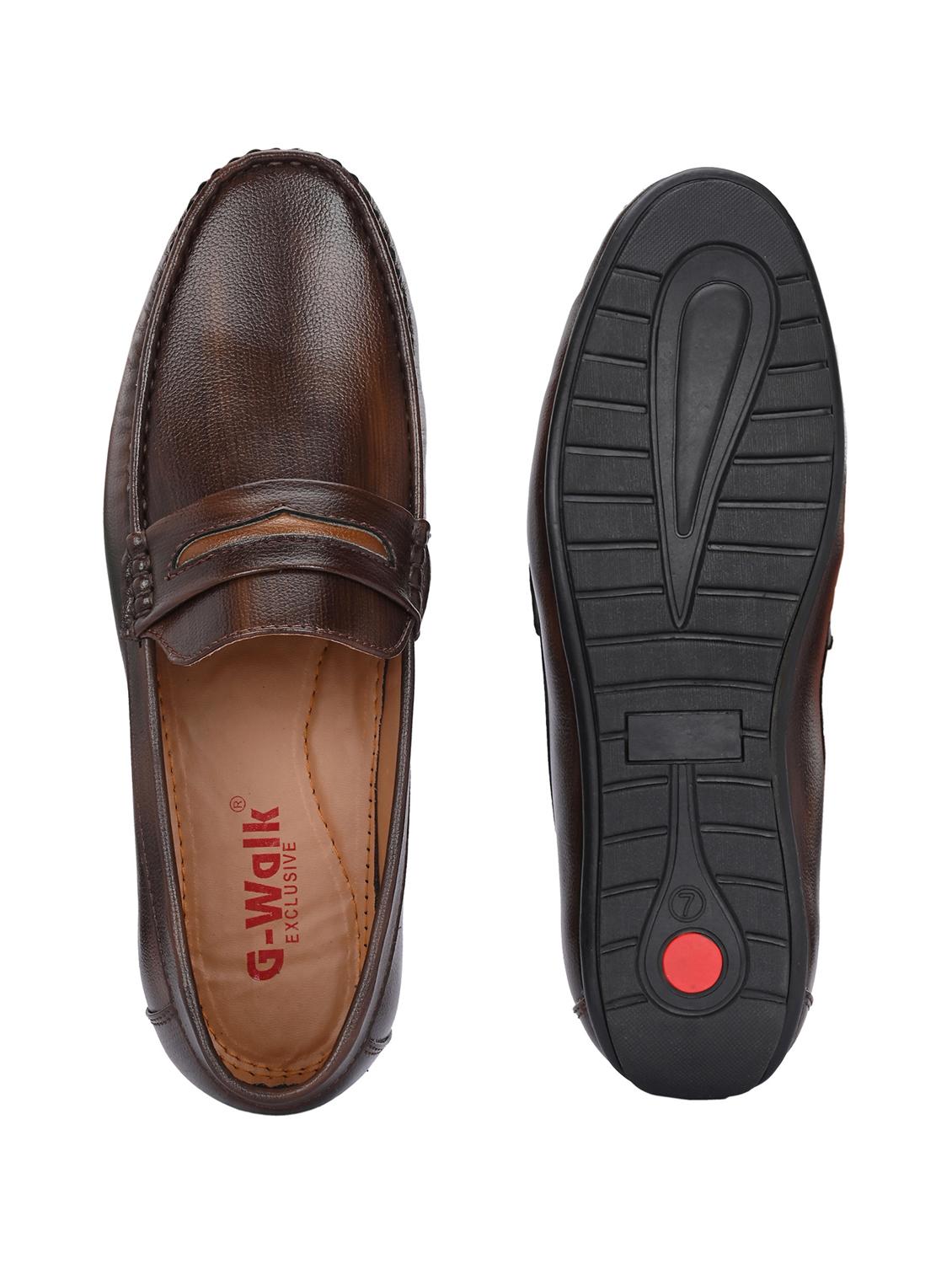 men brown slip on loafer - 21970181 - Standard Image - 3