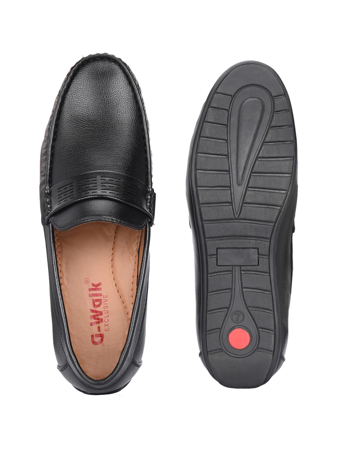 men solid slip on loafer - 21970186 - Standard Image - 3