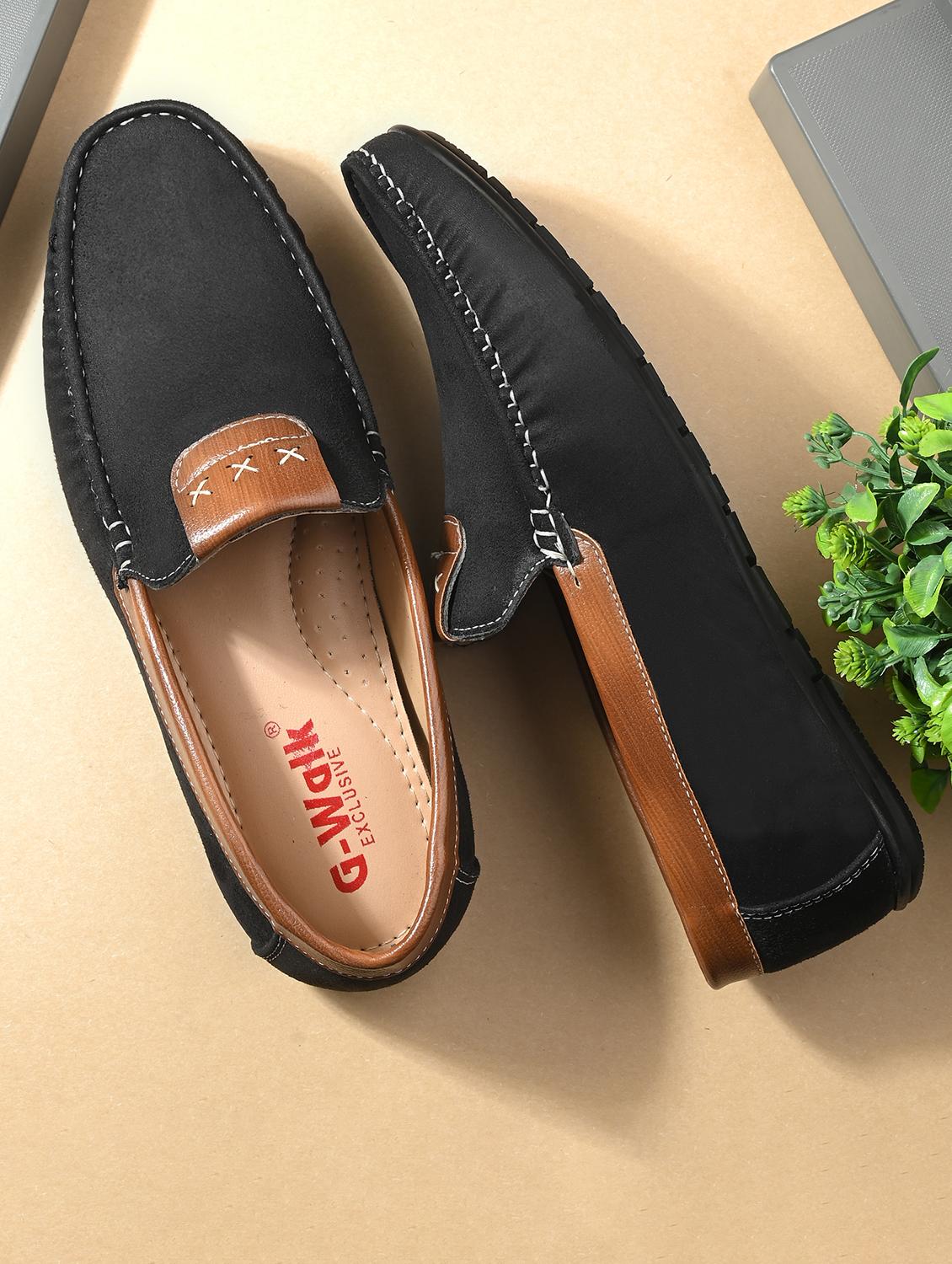 men solid slip on loafer - 21970188 -  Zoom Image - 0