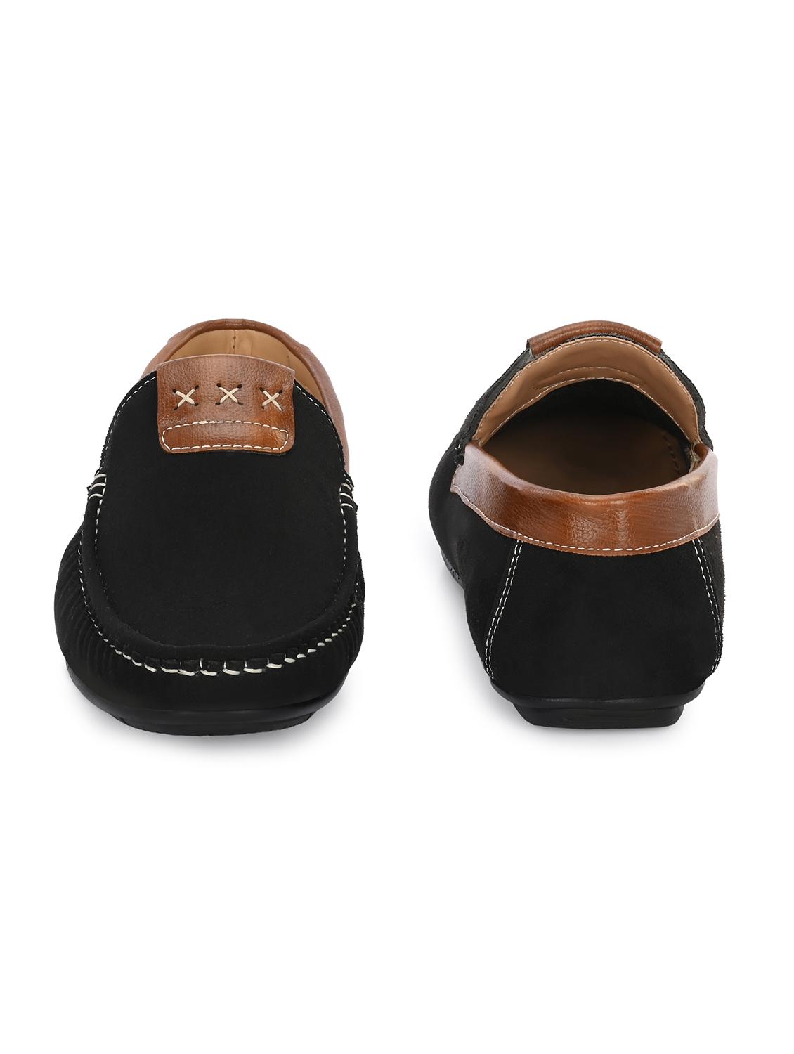 men solid slip on loafer - 21970188 - Standard Image - 3