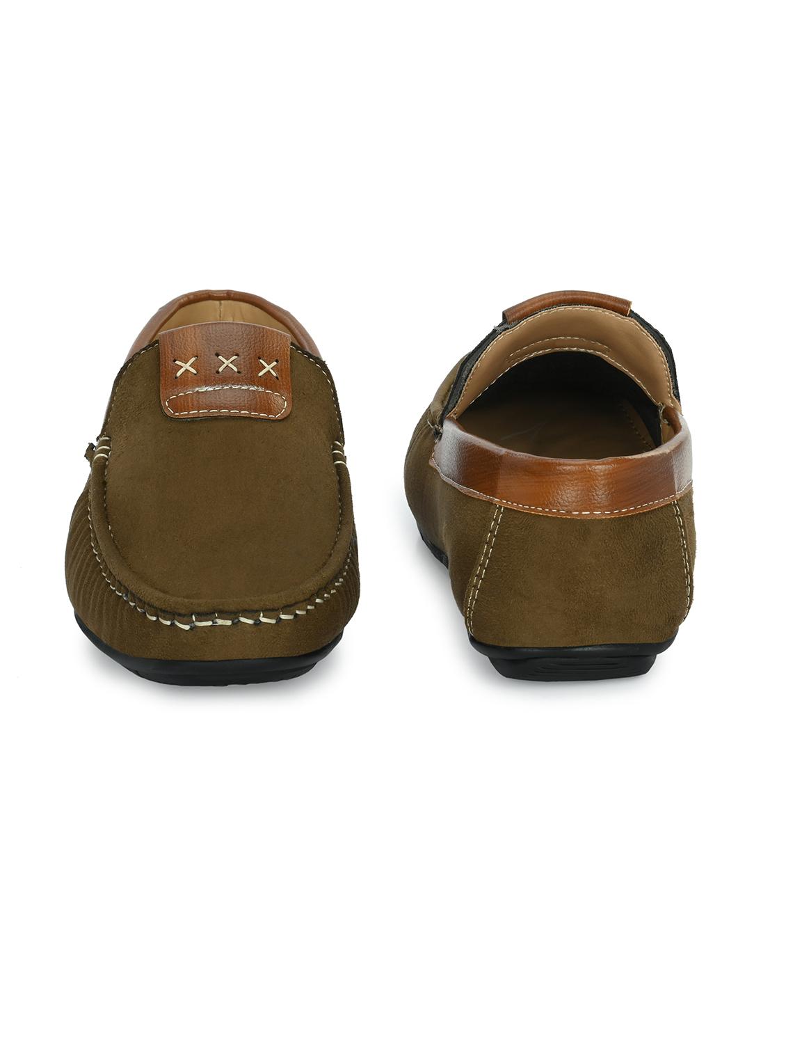 men solid slip on loafer - 21970190 - Standard Image - 3