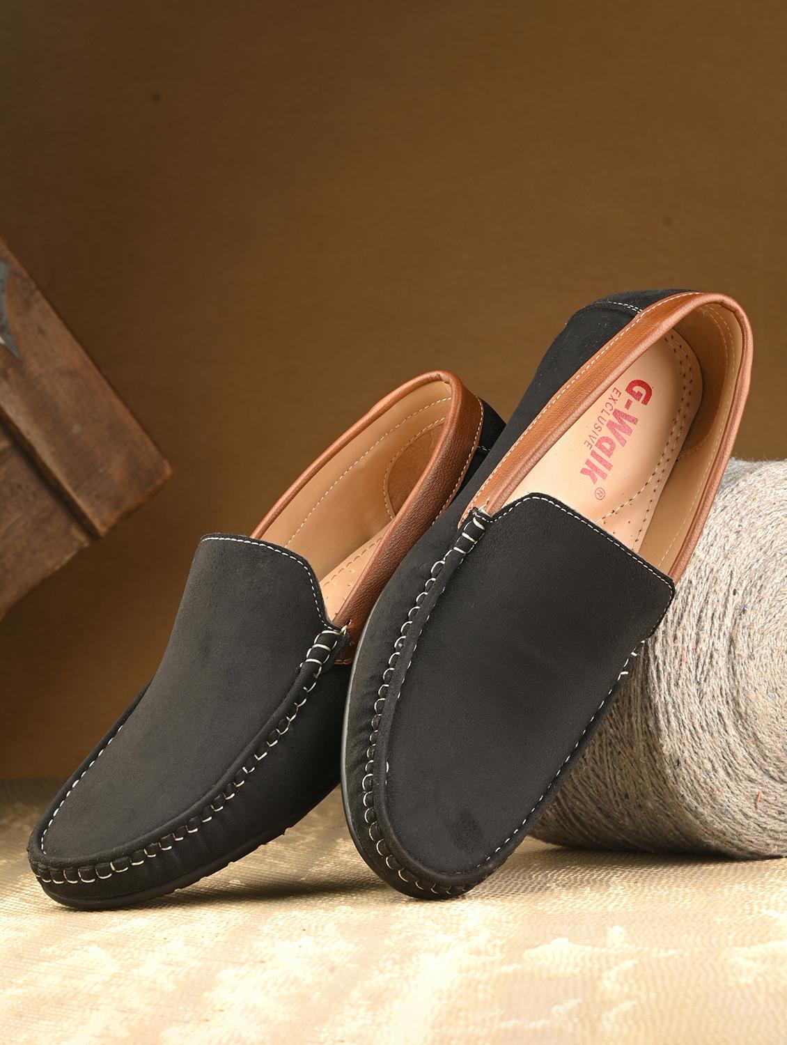 men solid slip on loafer - 21970196 -  Zoom Image - 0