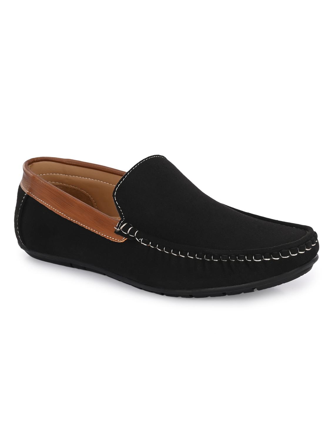 men solid slip on loafer - 21970196 - Standard Image - 3