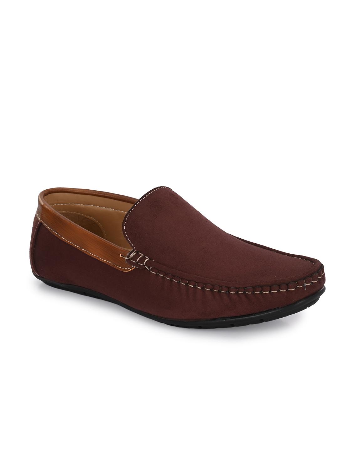 men solid slip on loafer - 21970197 - Standard Image - 3