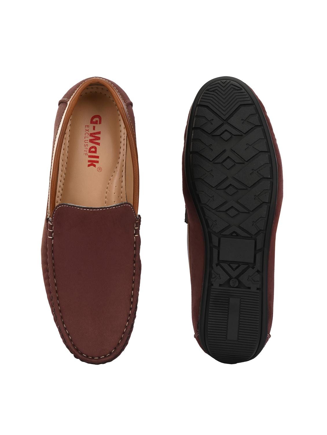 men solid slip on loafer - 21970197 - Standard Image - 5
