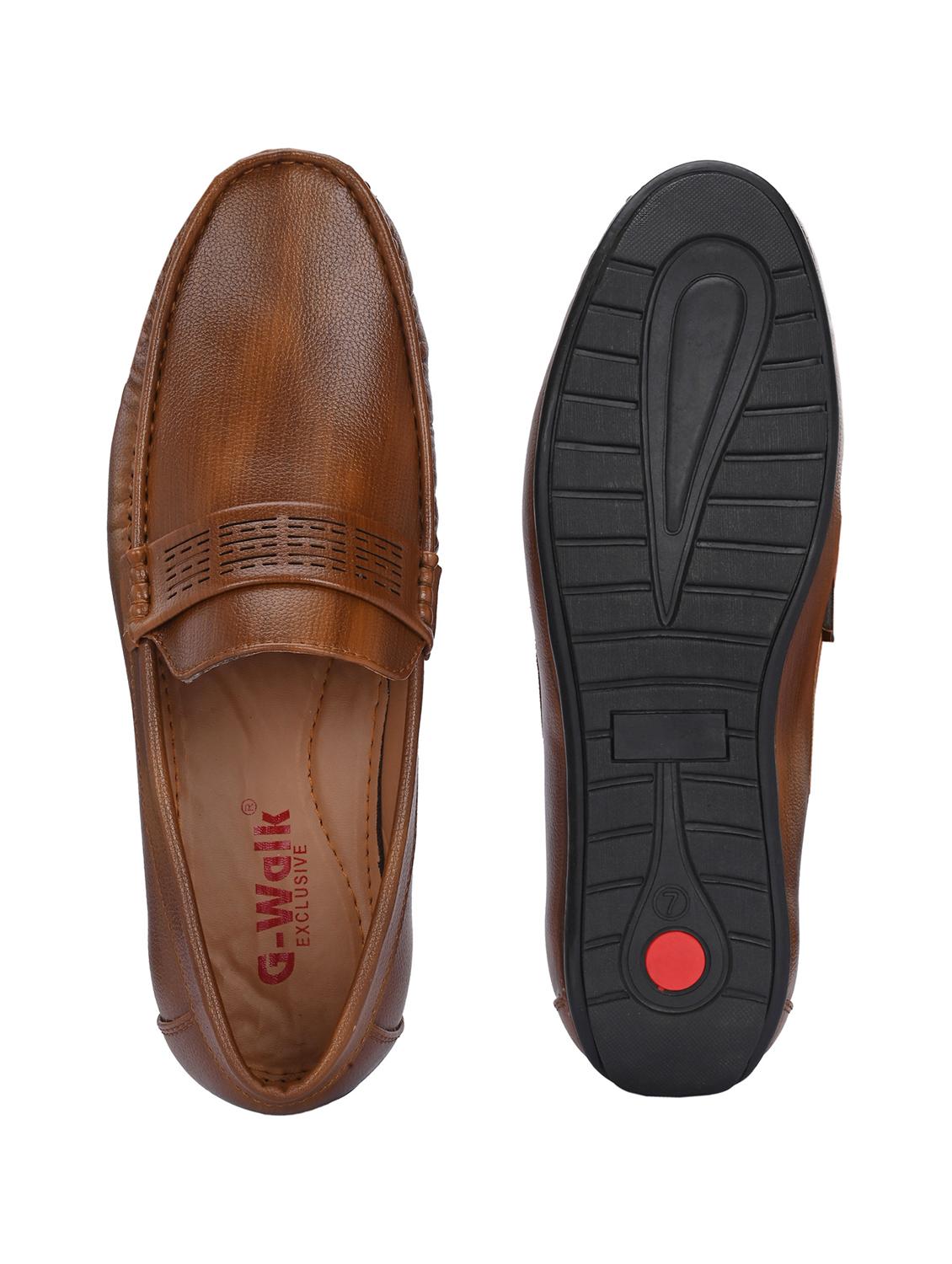 men solid slip on loafer - 21970204 - Standard Image - 3