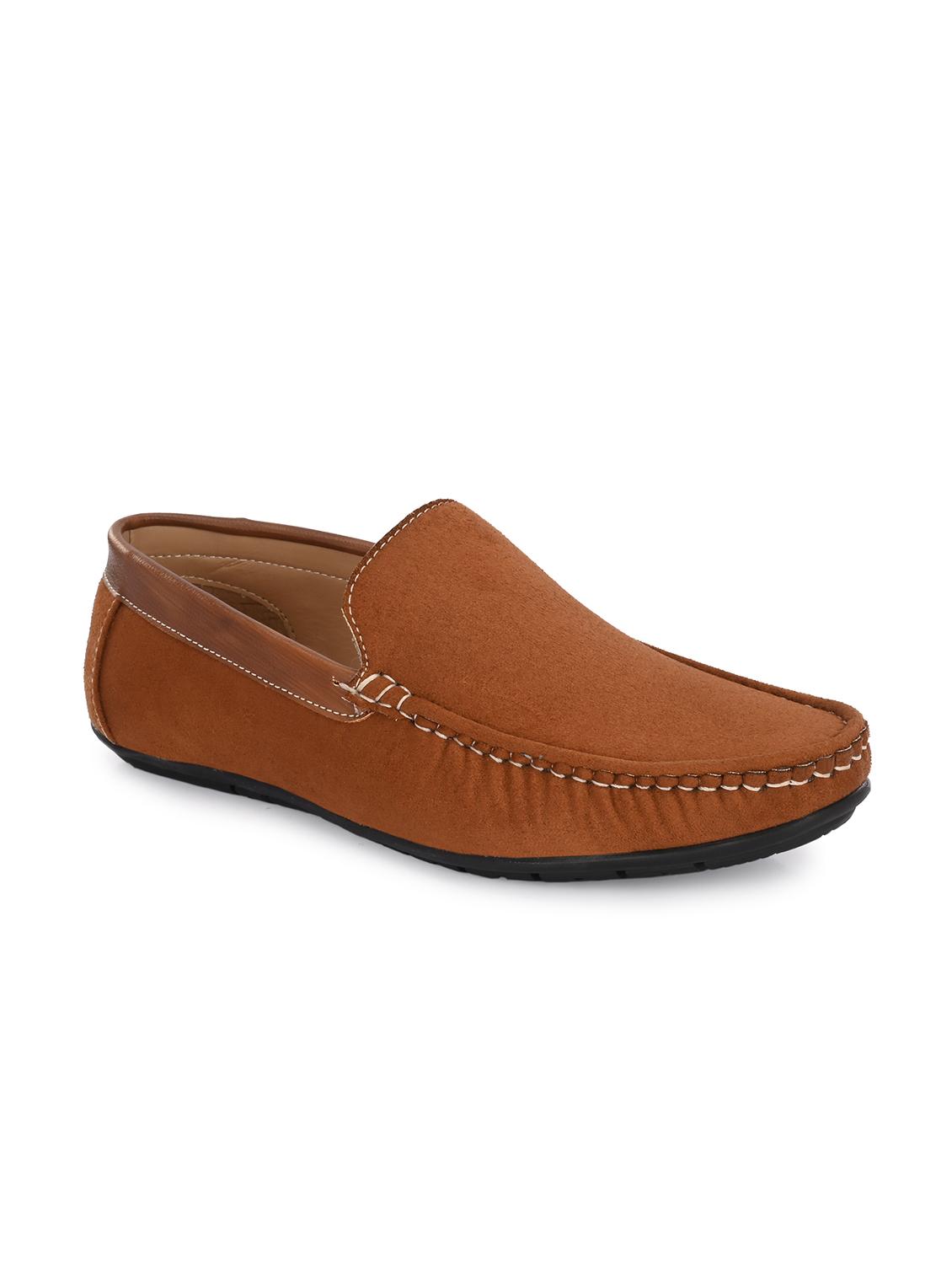 men solid slip on loafer - 21970207 - Standard Image - 3