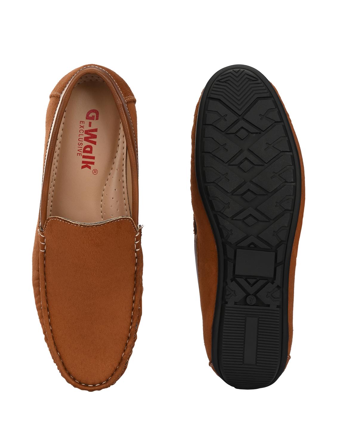 men solid slip on loafer - 21970207 - Standard Image - 5