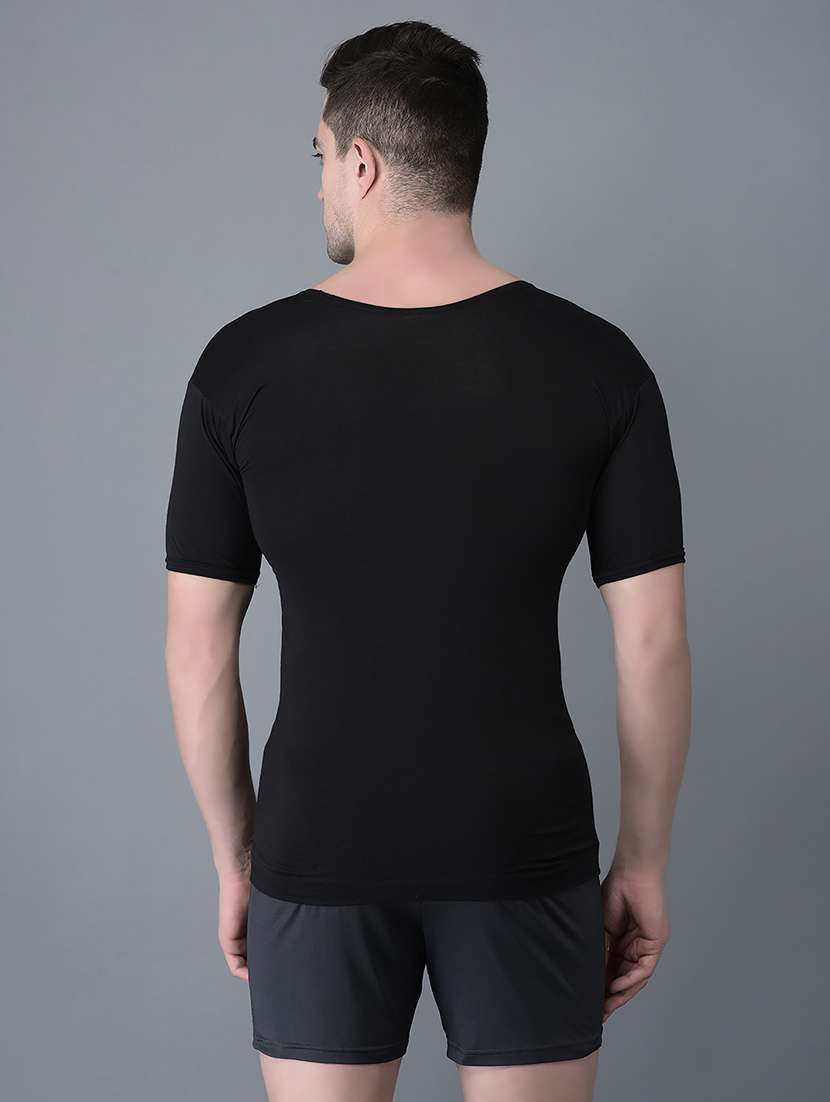 men pack of 2 solid scoop neck vest - 21970368 -  Standard Image - 3