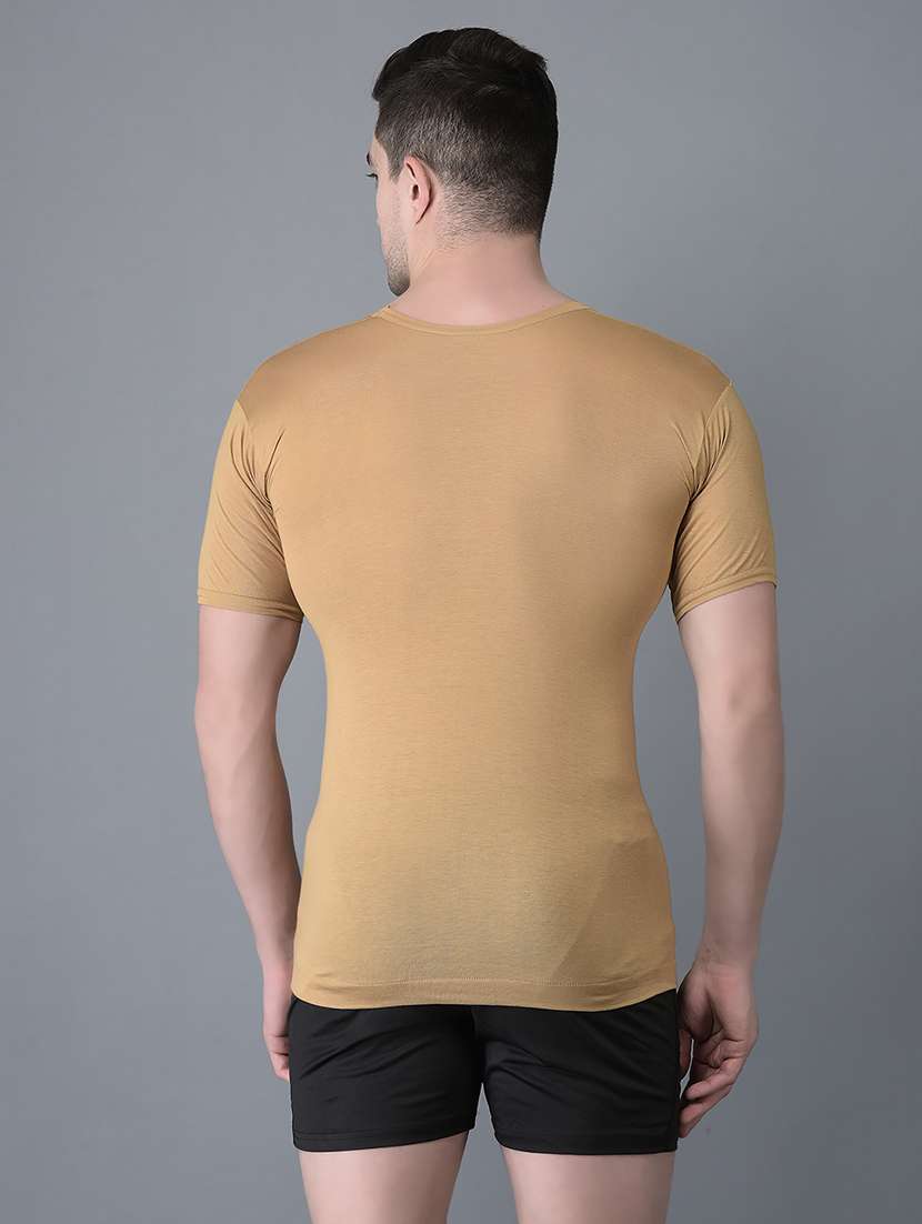 men pack of 2 solid scoop neck vest - 21970369 -  Standard Image - 3