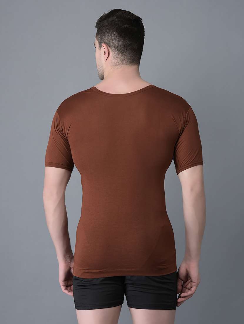 men pack of 2 solid scoop neck vest - 21970371 -  Standard Image - 3