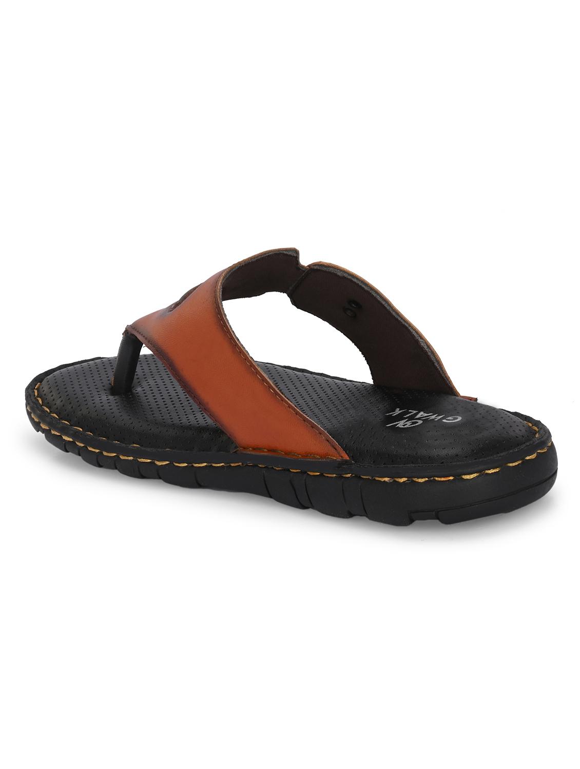 men solid toe separator sandal - 21970421 - Standard Image - 3
