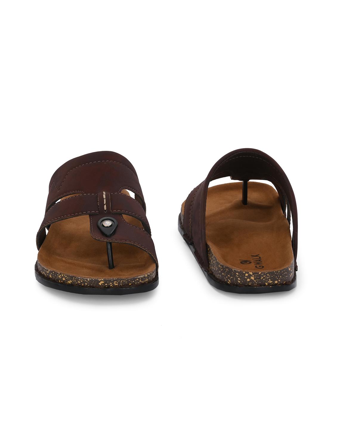 men solid toe separator sandal - 21970428 - Standard Image - 3