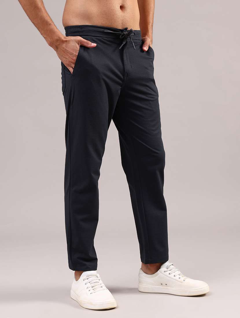 men solid mid rise slim fit chinos  - 21970490 -  Standard Image - 3