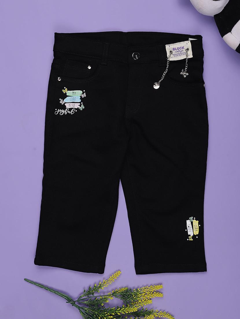 girls printed mid rise slim fit jean - 21970505 - Zoom Image - 0