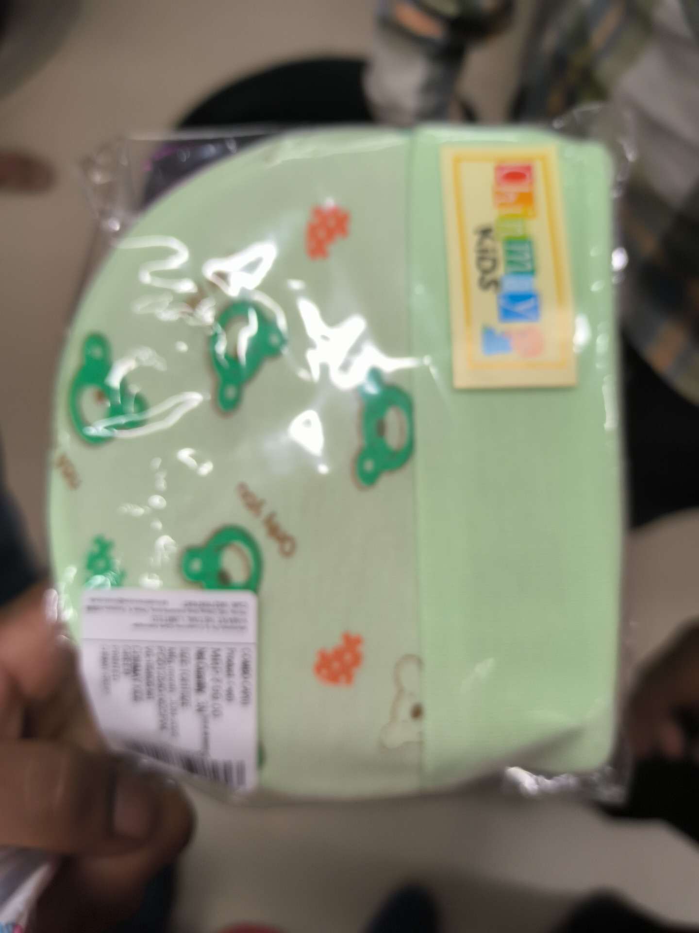 green cotton interlock cap - 21970544 -  Zoom Image - 0