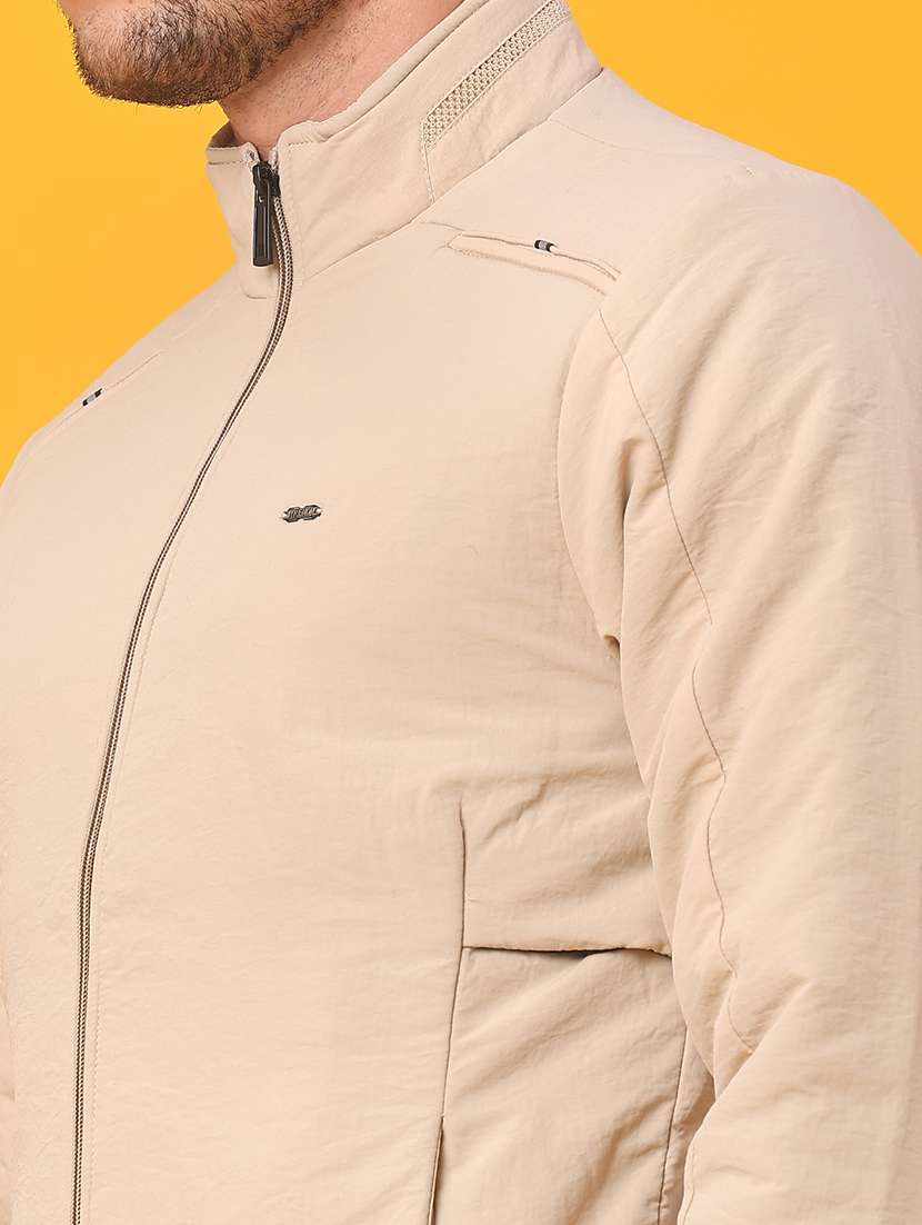 men solid long sleeve lightweight bomber jacket - 21970562 -  Standard Image - 5