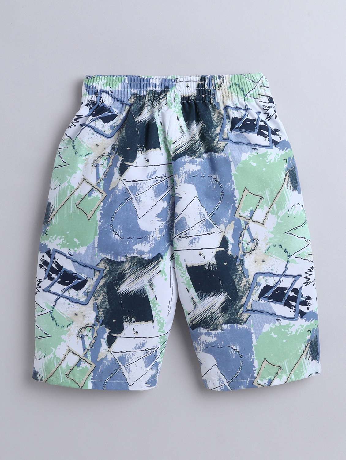 boys printed shirt and shorts co-ord set - 21970693 -  Standard Image - 5