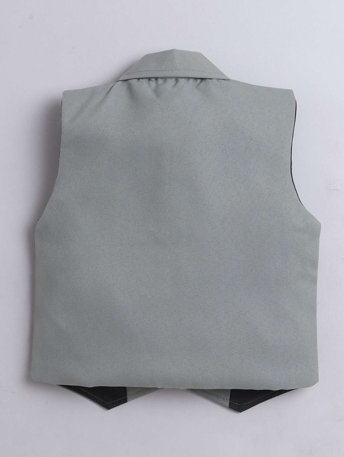 boys solid waistcoat and trouser set - 21970699 -  Standard Image - 3